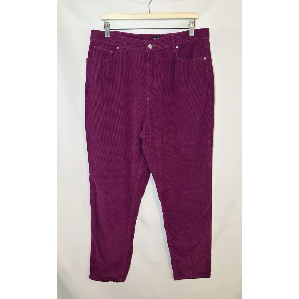 BDG Urban Outfitters Mom High Rise‎ Magenta Purple Corduroy Pants Women's 33